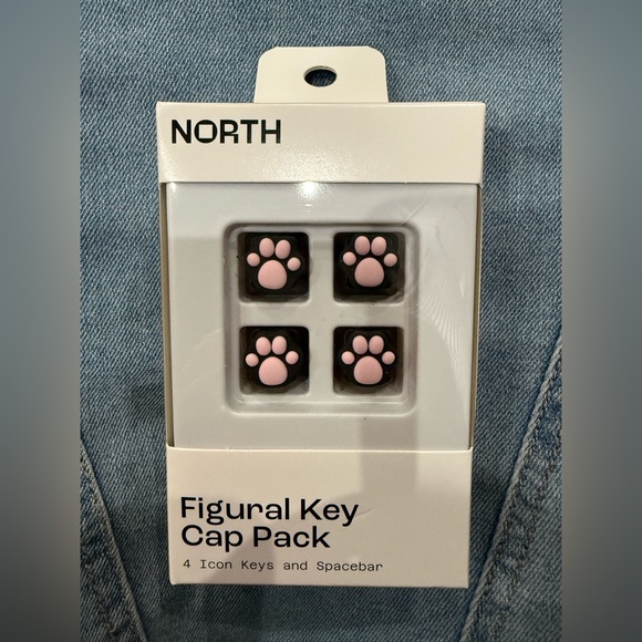 North Pink Paw Key Cap Pack - Picture 2 of 4
